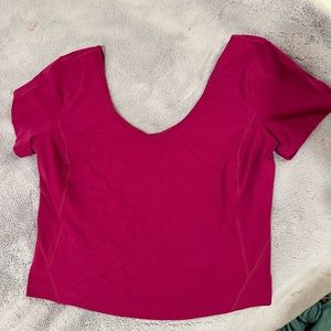 Lululemon align top pink/fuschia